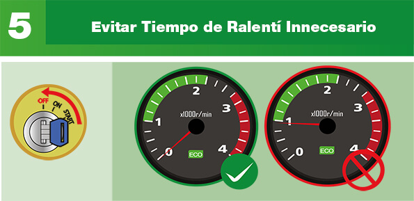 Evitar tiempo de ralentí innecesario